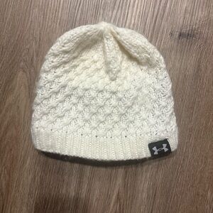 Under Armour White Knit Hat